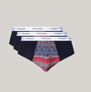 Herrenslip „Fusion Line“ – Roots & Rhythm Kollektion - Mockup Vorne-TTCHAM 