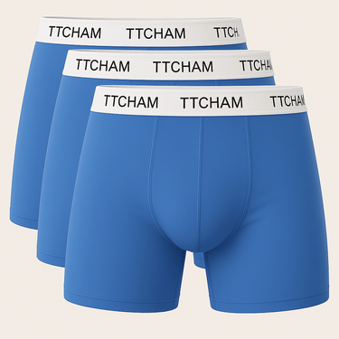 Boxershort „Solid Blue“ – Code Essentials Kollektion | TTCHAM - TTCHAM
