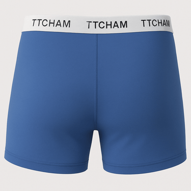 Boxershort „Solid Blue“ – Code Essentials Kollektion - Mockup hinten-  TTCHAM 