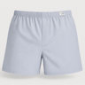 Hellblaue TTCHAM Home Shorts mit Nadelstreifen, bequemes Baumwollmaterial, lässiger Look für Zuhause